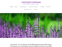 Tablet Screenshot of moniquechapman.com